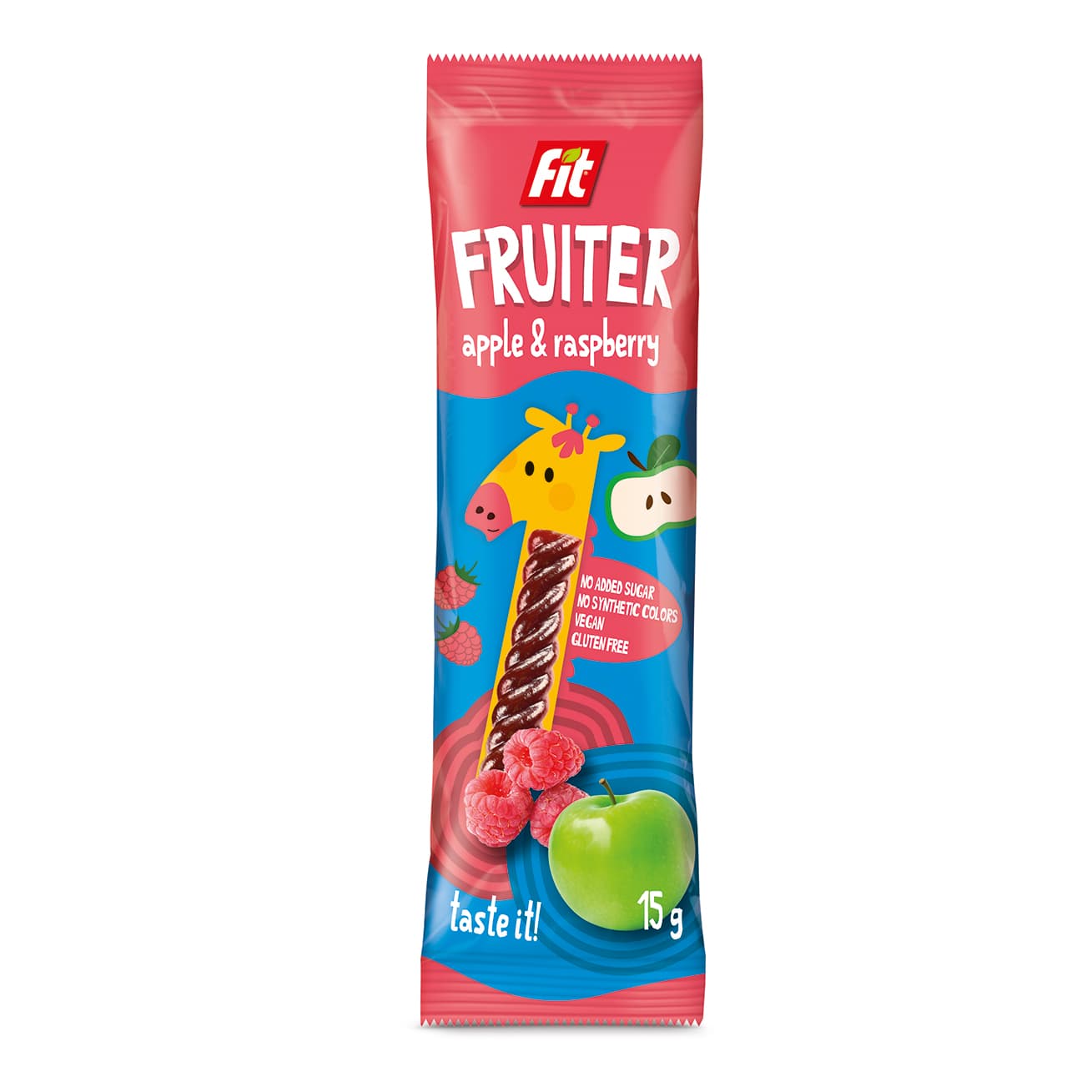 Fit fruiter jablko+malina ovocný džem 15 g