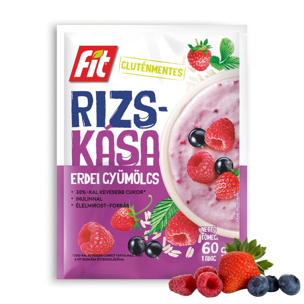 Fit ryžová kaša lesné ovocie 60 g