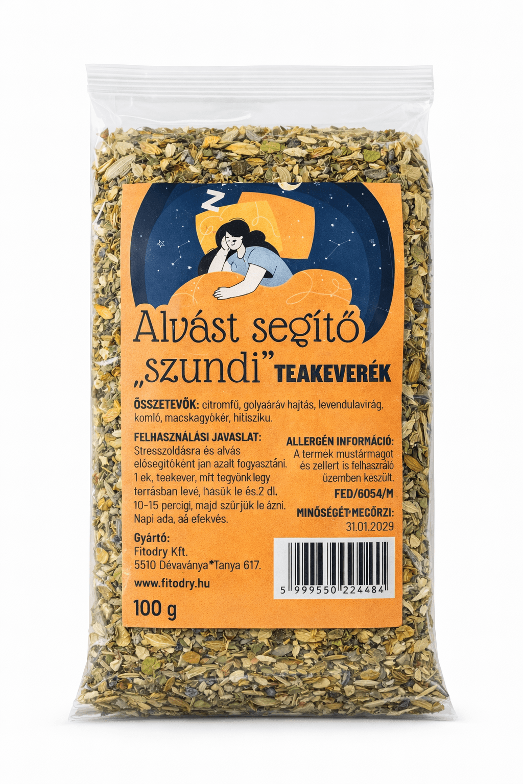 Fitodry čajová zmes na podporu spánku "šunda" 100 g