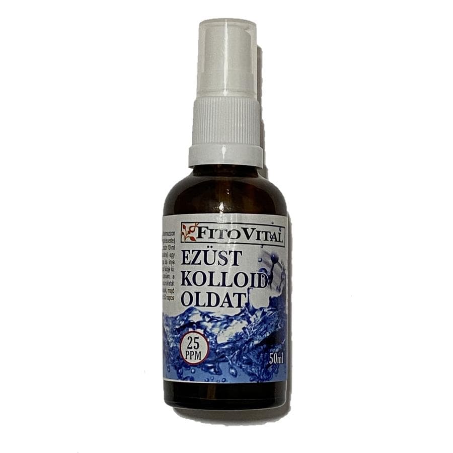 Fitovital strieborný koloid 25ppm s rozprašovačom 50 ml