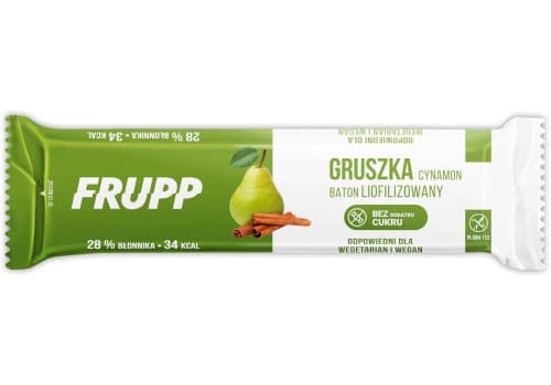 Frupp lyofilizovaný plátok hruška - škorica 10 g