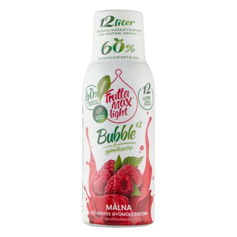 Fruttamax bubble 12 malina light 500 ml