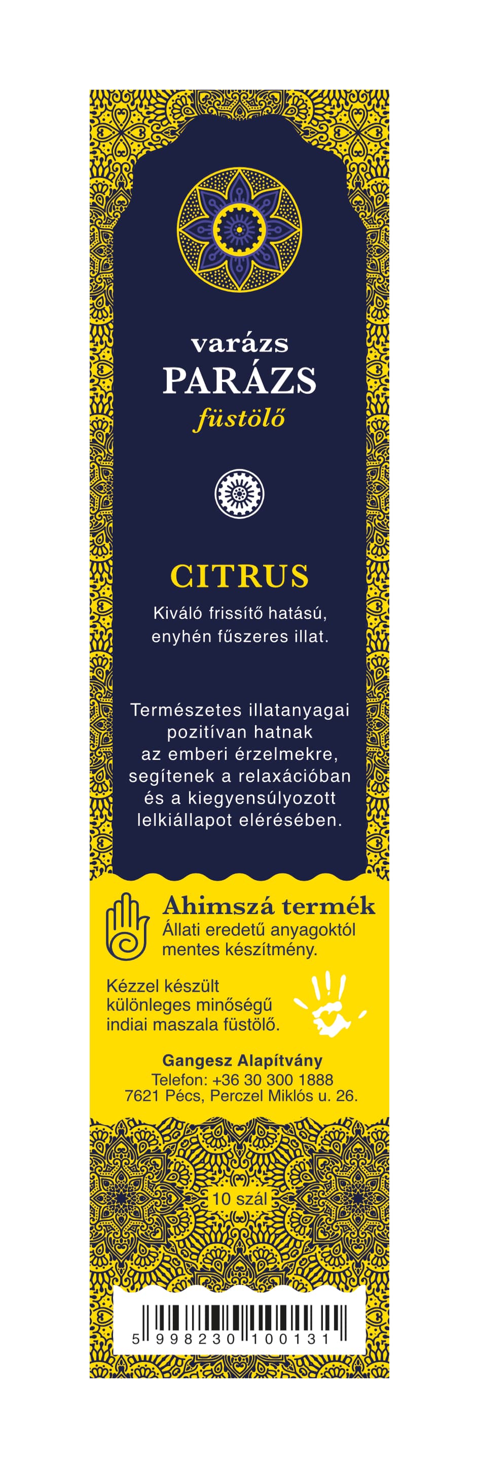 Kadidlo mágia-žiar citrus 10 ks
