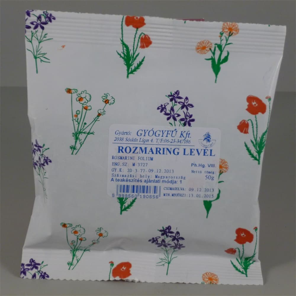 Gyógyfű rozmarínové listy 50 g - 18132
