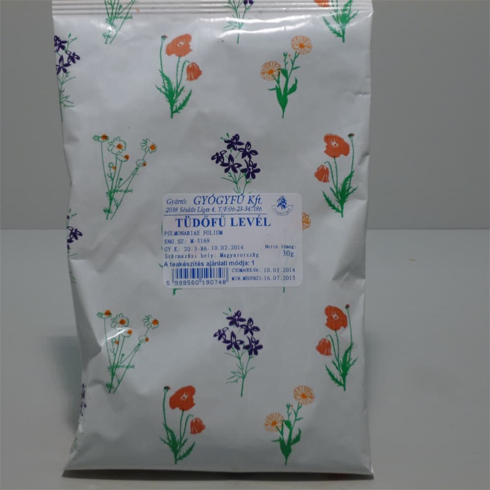 Gyógyfű sušený list pľúcnika 30 g - 18138