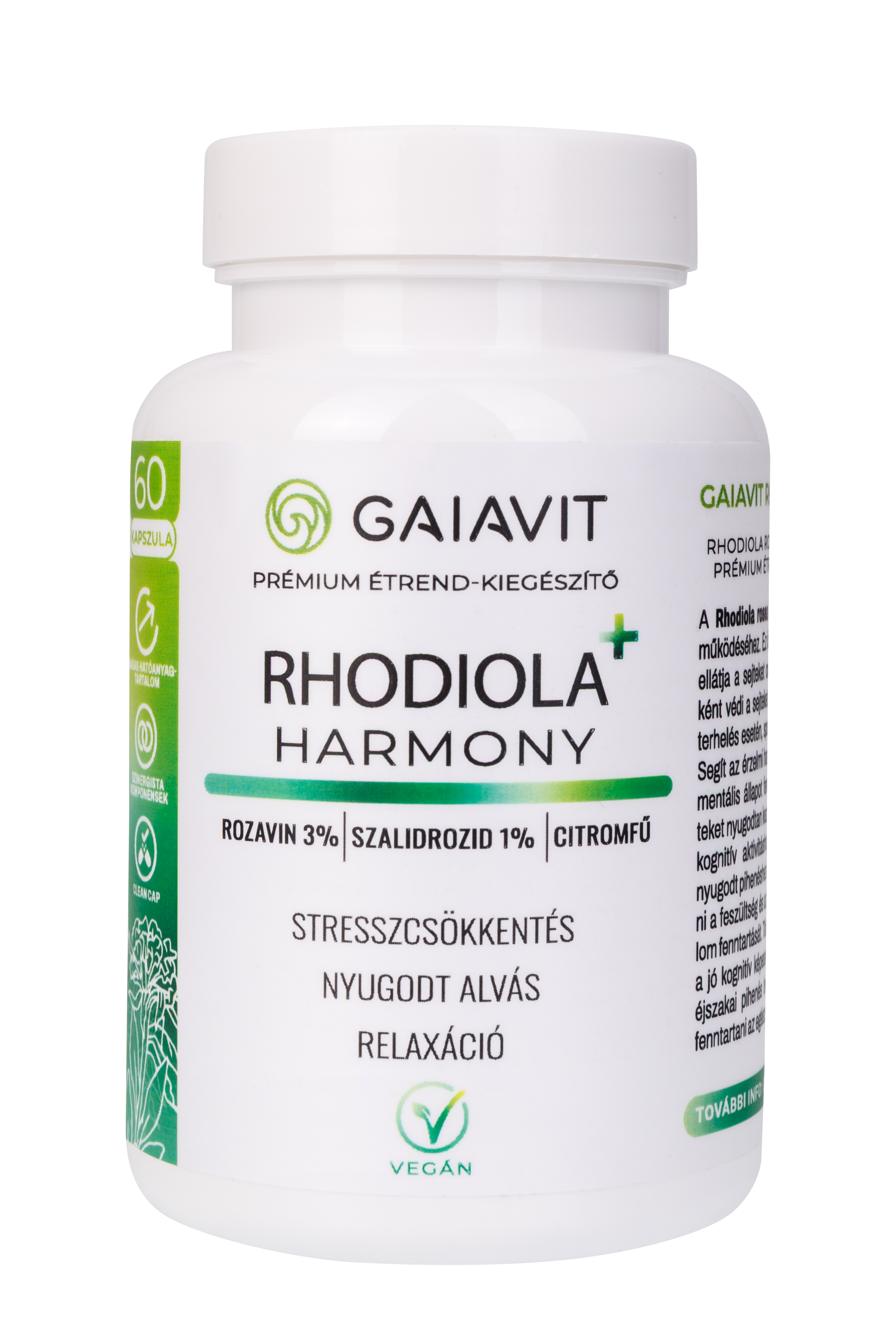 Gaiavit rhodiola harmony kapsula 60 ks