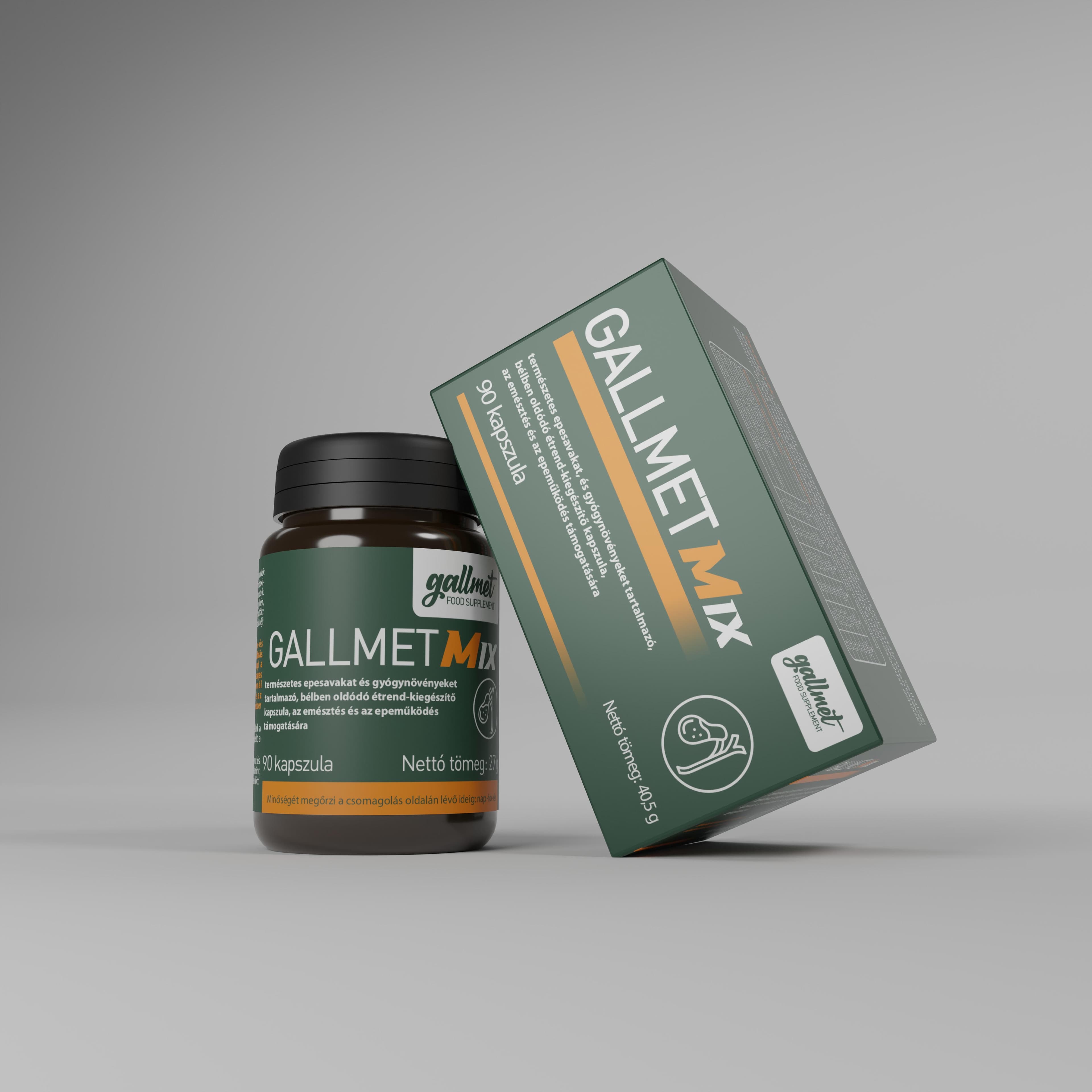 Gallmet-Mix-90 bylinné kapsuly 90 ks