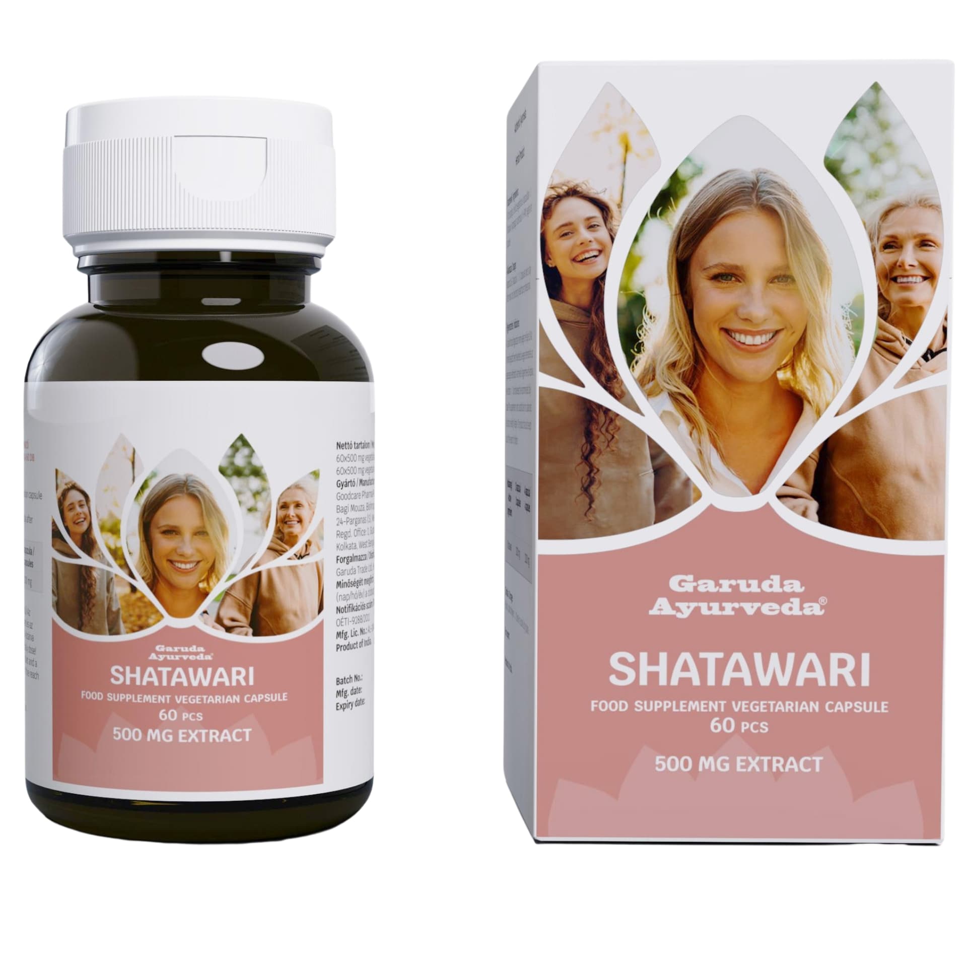 Garuda ayurveda shatavari vegán kapsula 60 ks