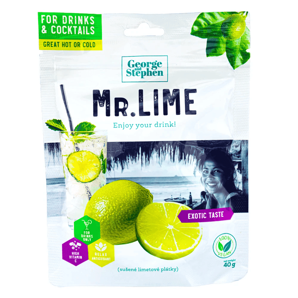 George & Stephen mr. lime prémiový sušený limetkový plátok 40 g