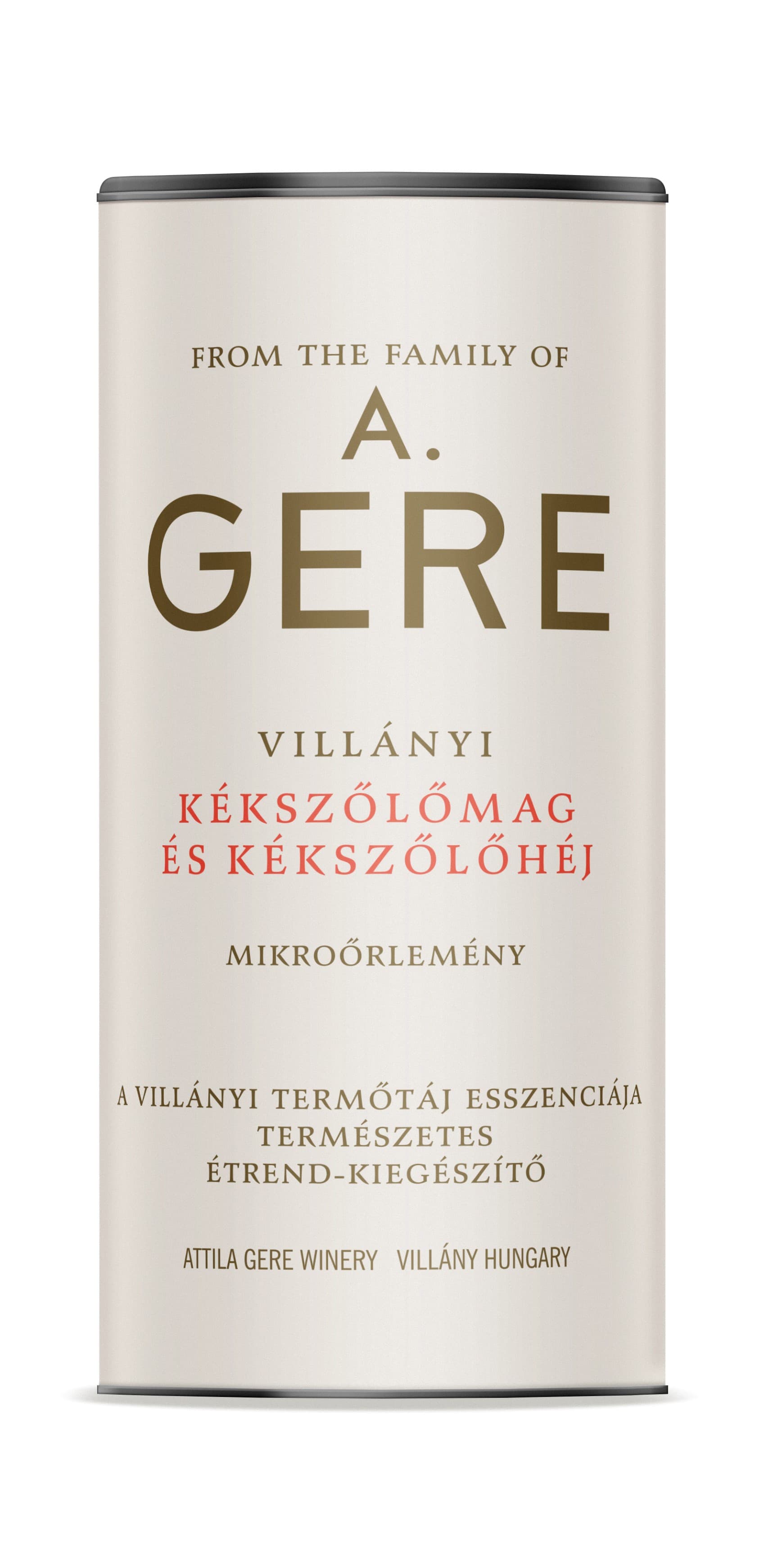 Gere Villányi Mikroprášok z jadierok a šupiek modrého hrozna 150 g - 38493