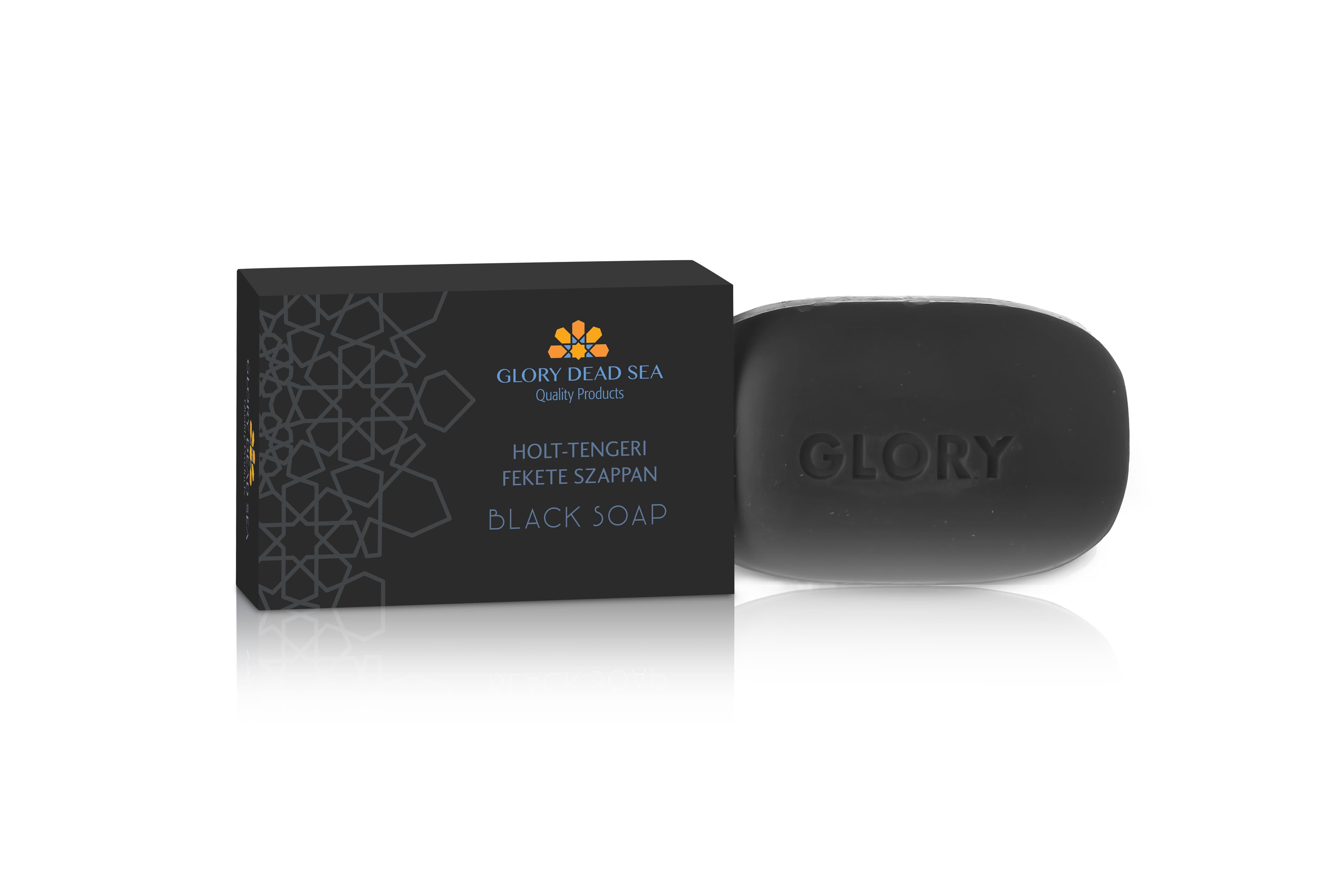 Glory Holt čierne detoxikačné mydlo z Mŕtveho mora 120 g - 84184