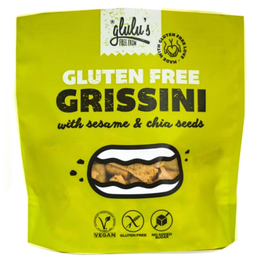 Glulu bezlepkové semienkové grissini 100 g