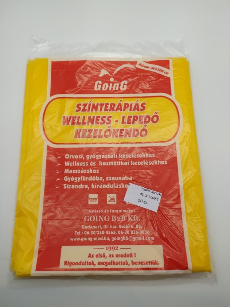 Going farba terapia wellness plachta žltá 1 ks