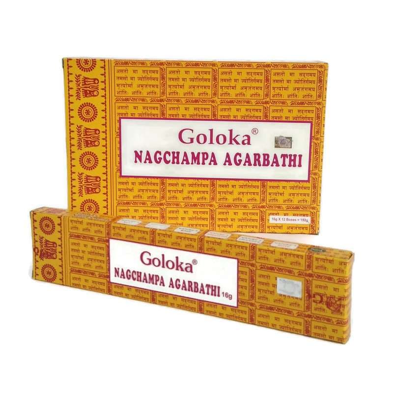 Goloka vonné tyčinky nagchampa agarbathi 15 g