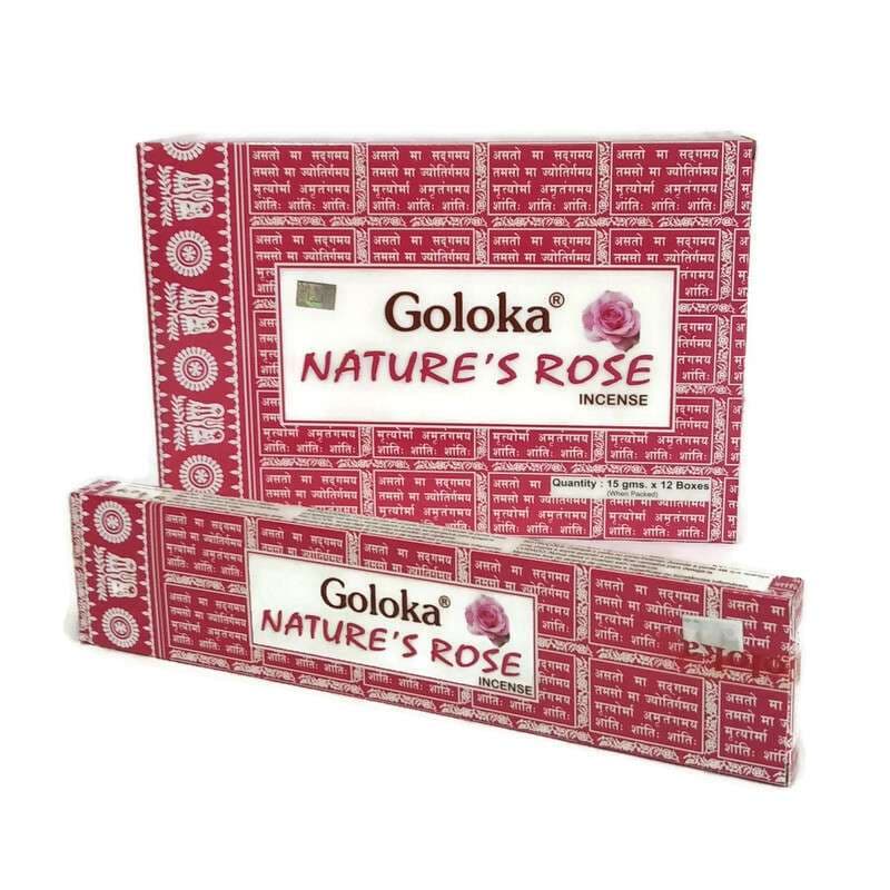 Goloka vonné tyčinky natures rose 15 g