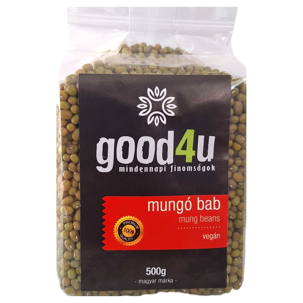 Good4U Zelená mungo fazuľa 500 g - 96492