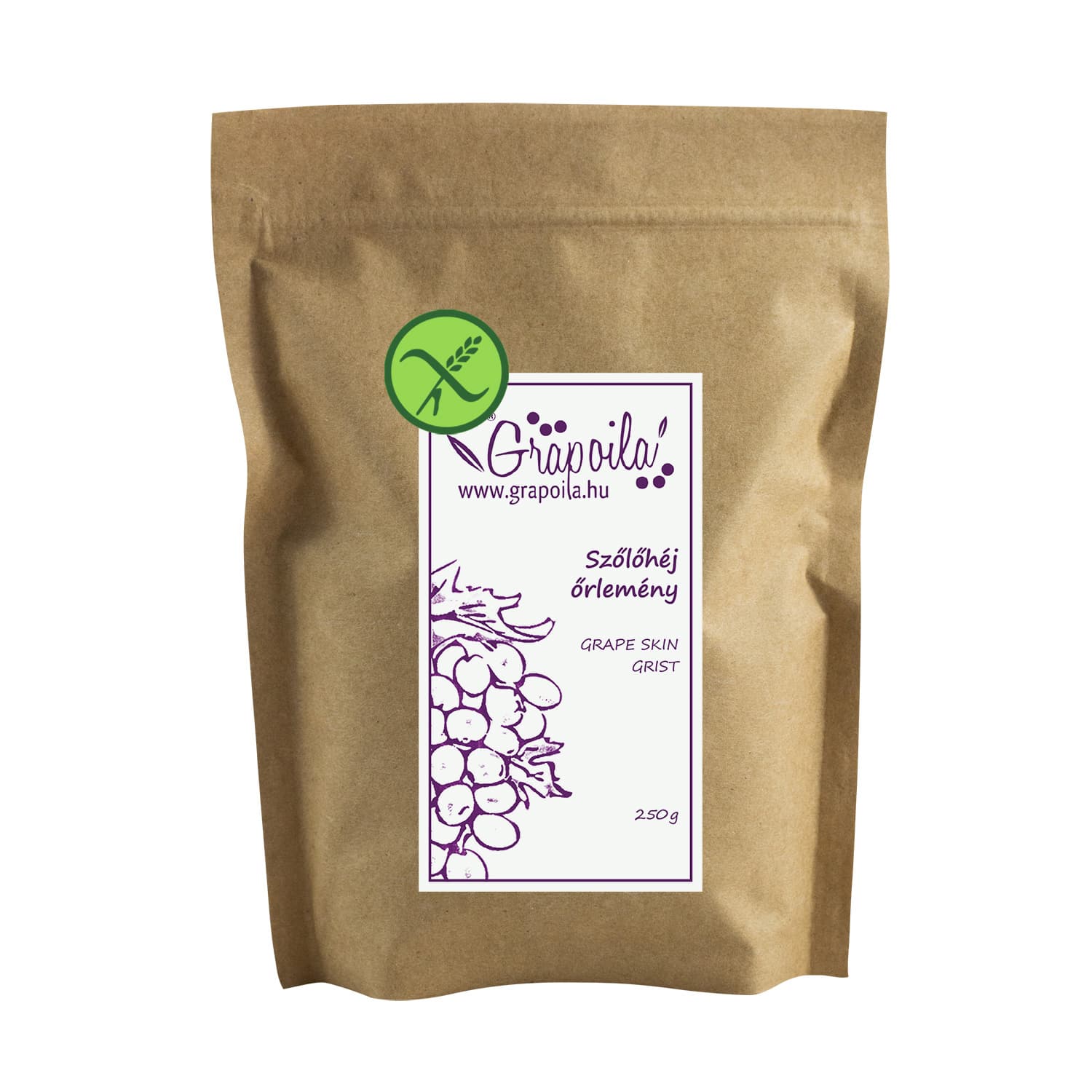 Grapoila mleté šupky z červeného hrozna 250 g - 39257
