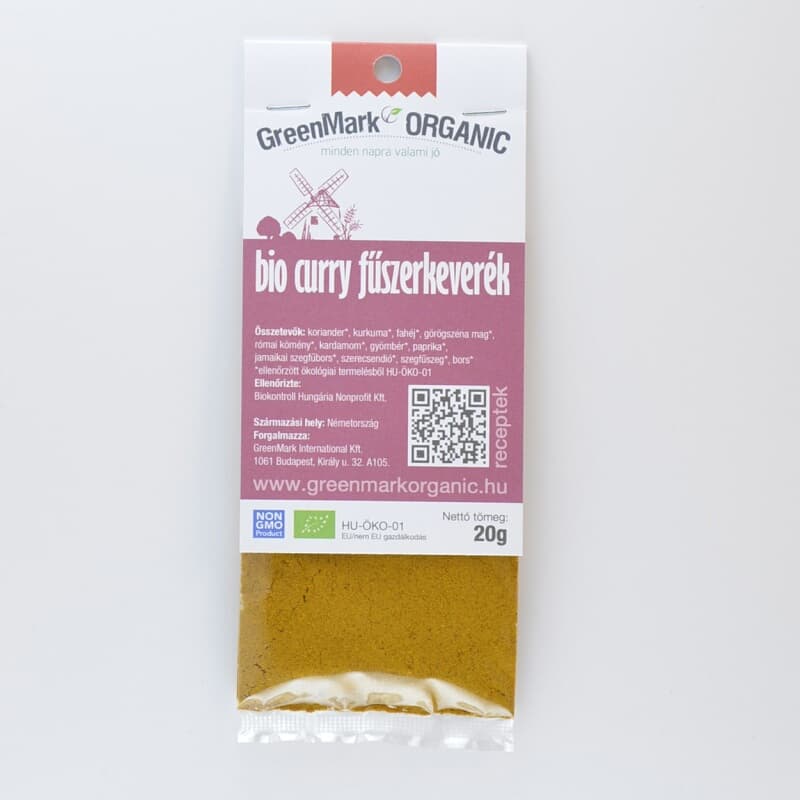 Greenmark bio curry korenie 20 g