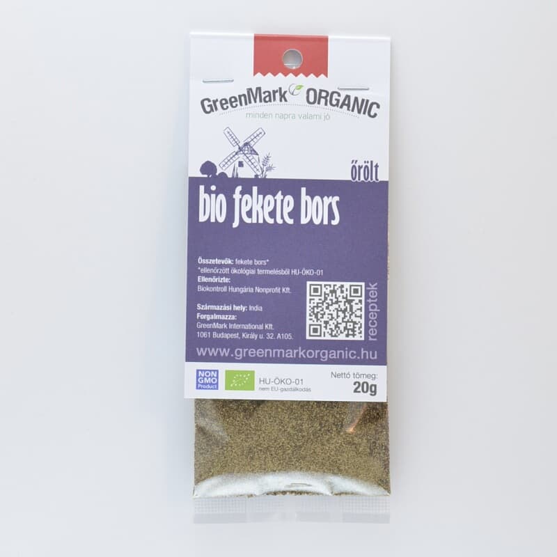 Greenmark bio čierne korenie mleté 20 g
