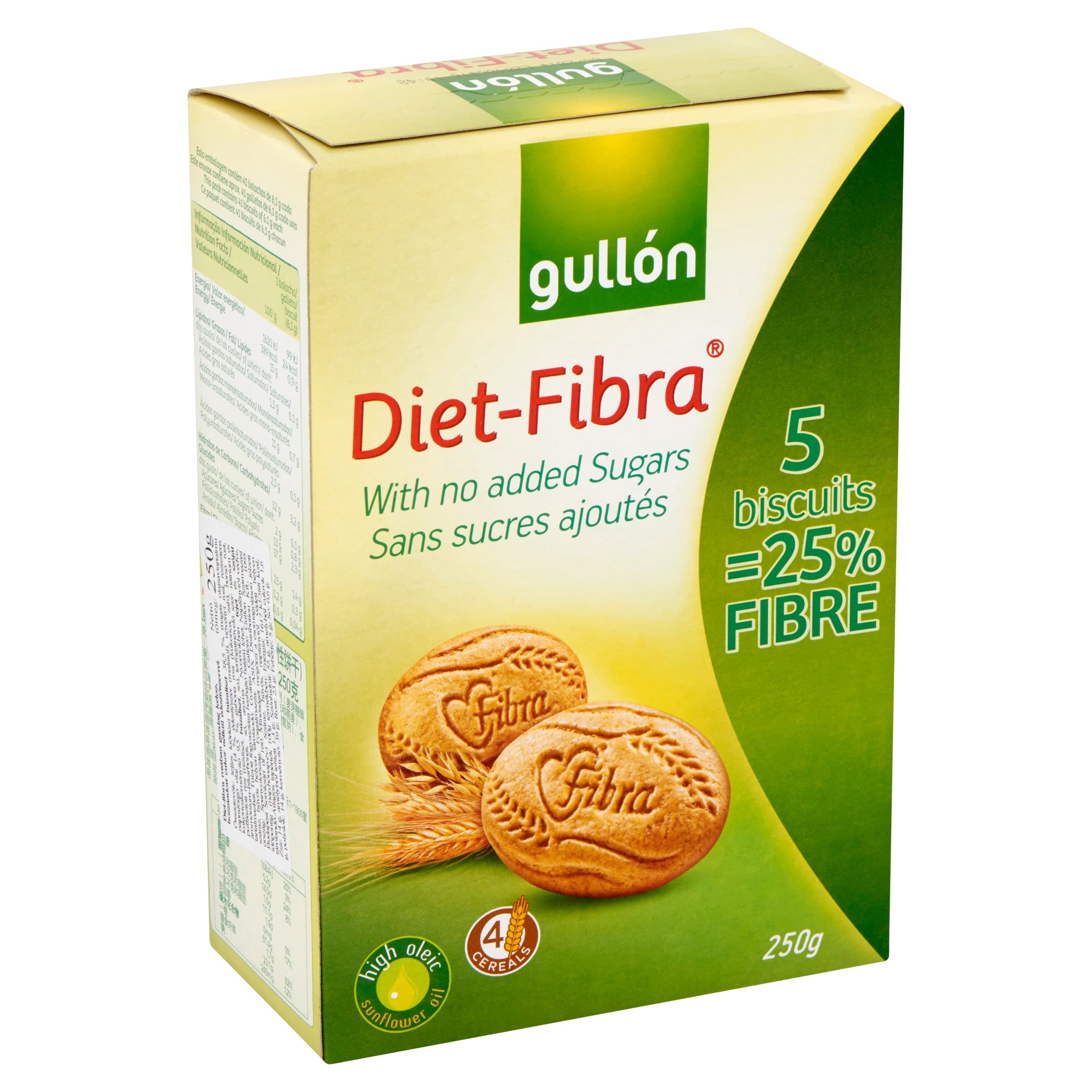 Gullón sušienky s vysokým obsahom vlákniny 250 g