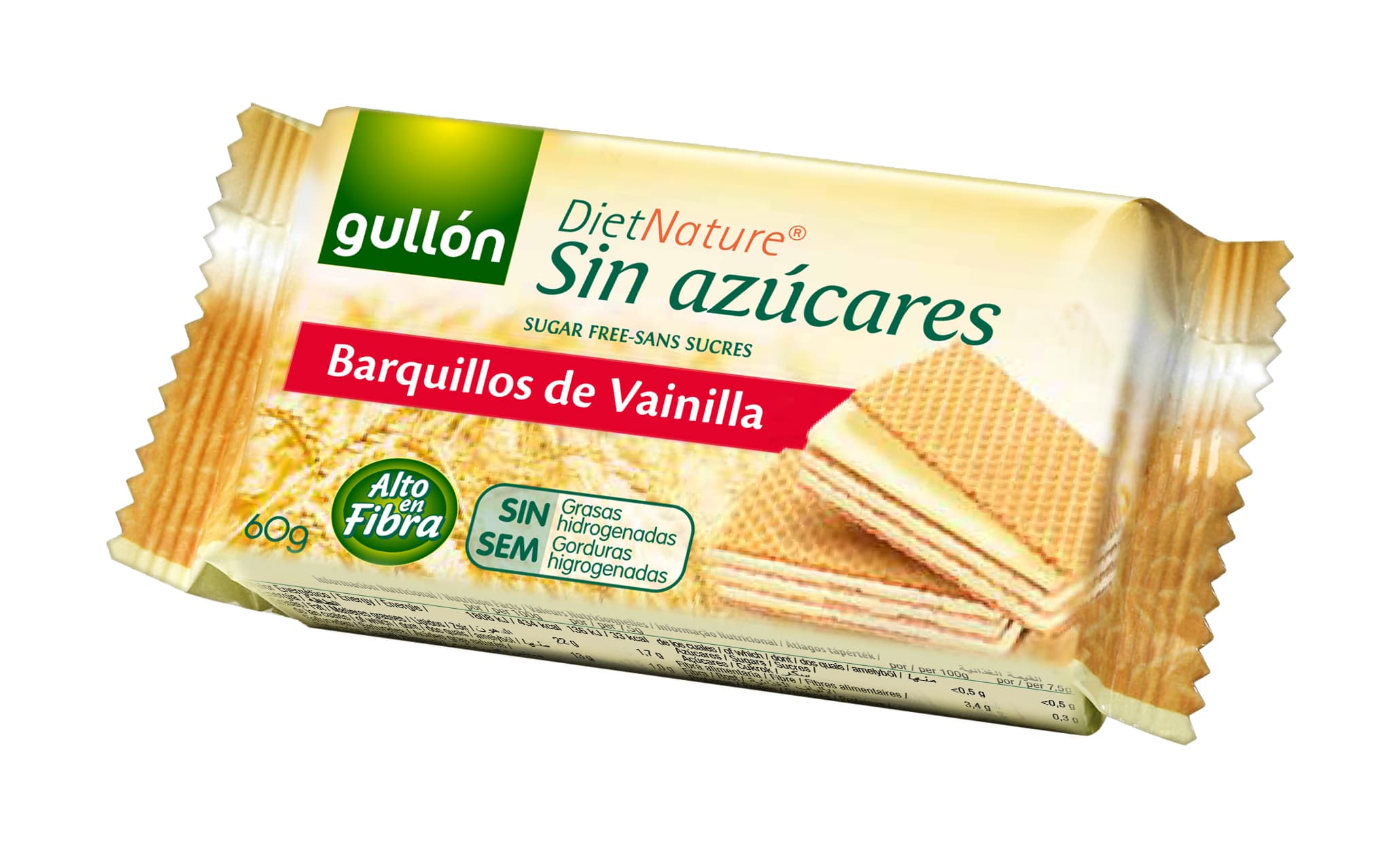 Gullón vanilková oplatka 60 g