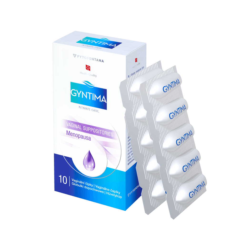 Gyntima vaginálny čapík menopauza 10 ks