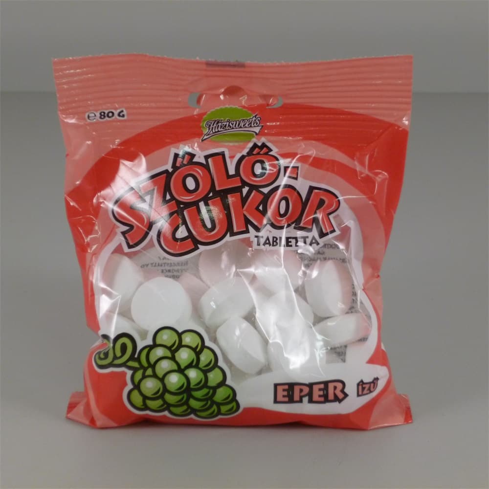Házisweet hroznové cukríky s jahodovou príchuťou 80 g