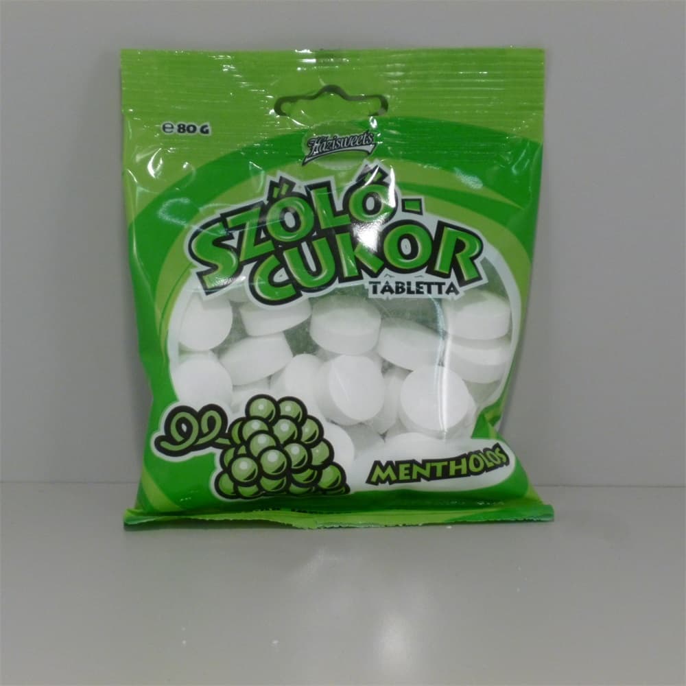 Házisweets mentolový hroznový cukor 80 g