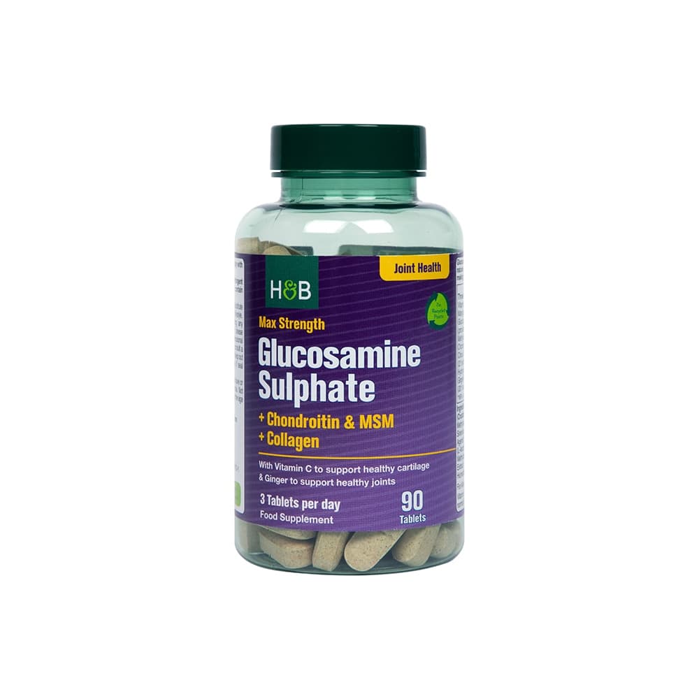 Holland & Barrett Glukosamín Sulfát s maximálnou silou 90 tabliet - 93604