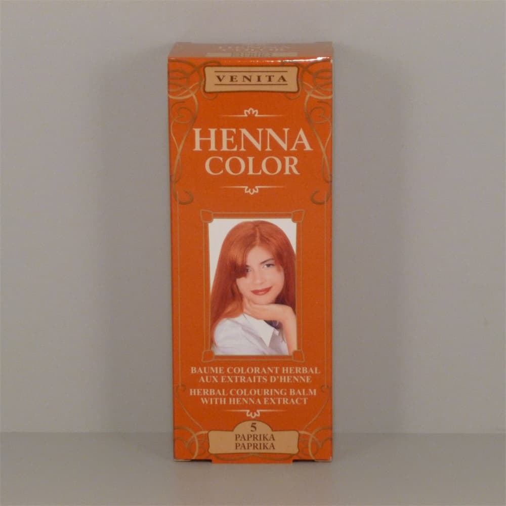 Venita Henna Color farbiaci bylinný balzam na vlasy Paprikovo červená 75 ml - 40565