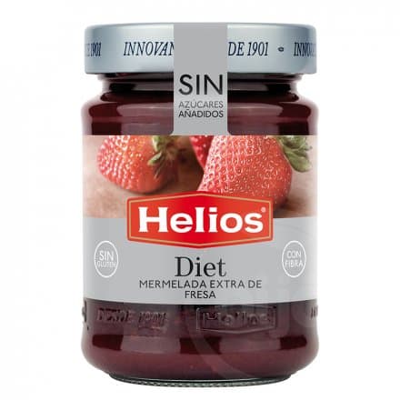 Helios Jahodový džem bez pridaného cukru 280 g