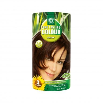 Henna Plus Dlhotrvajúca farba na vlasy Gaštanová 80 ml - 59403