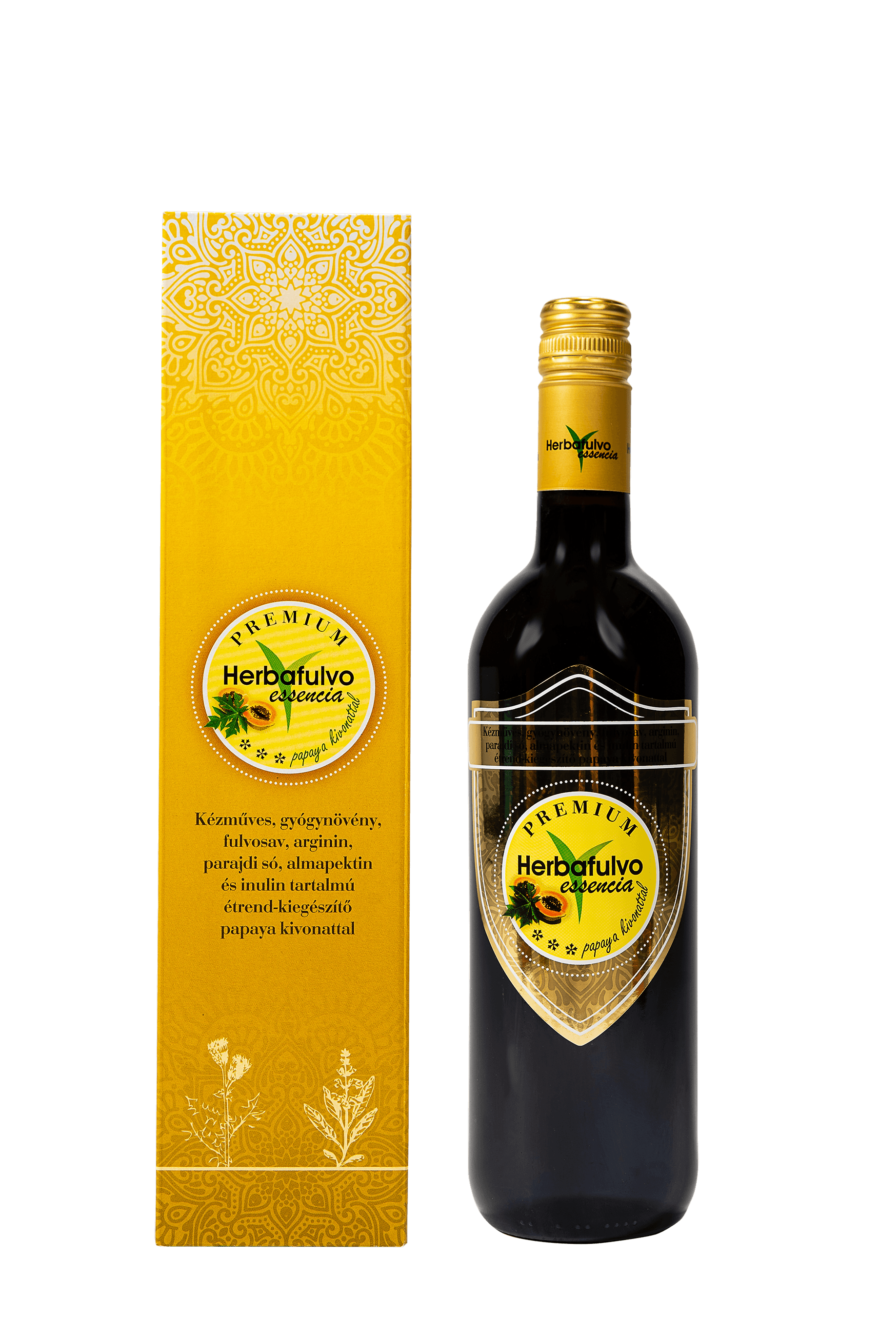 Herbafulvo esencia s extraktom z papáji prémiová 750 ml