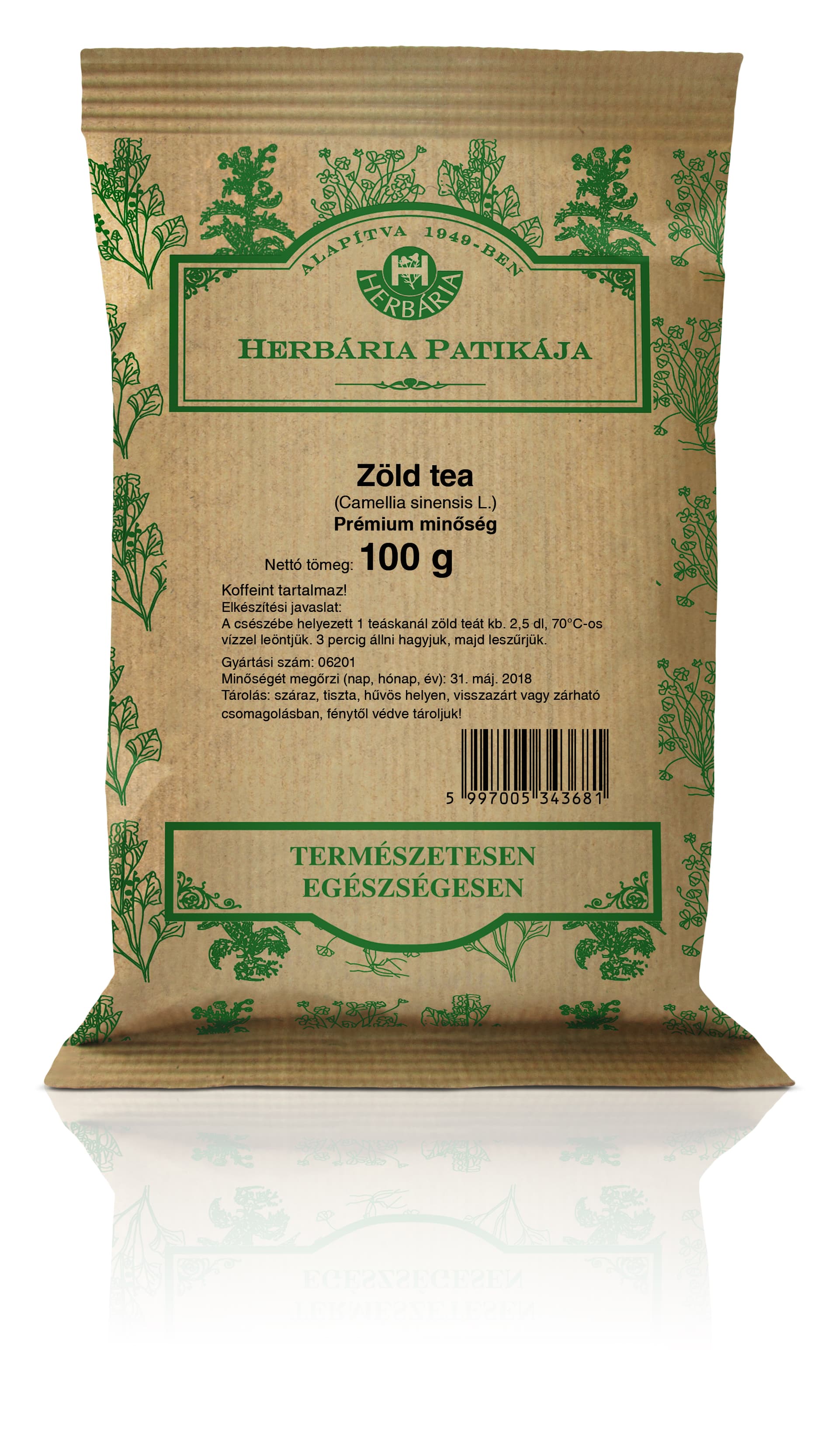 Herbária zelený čaj 100 g