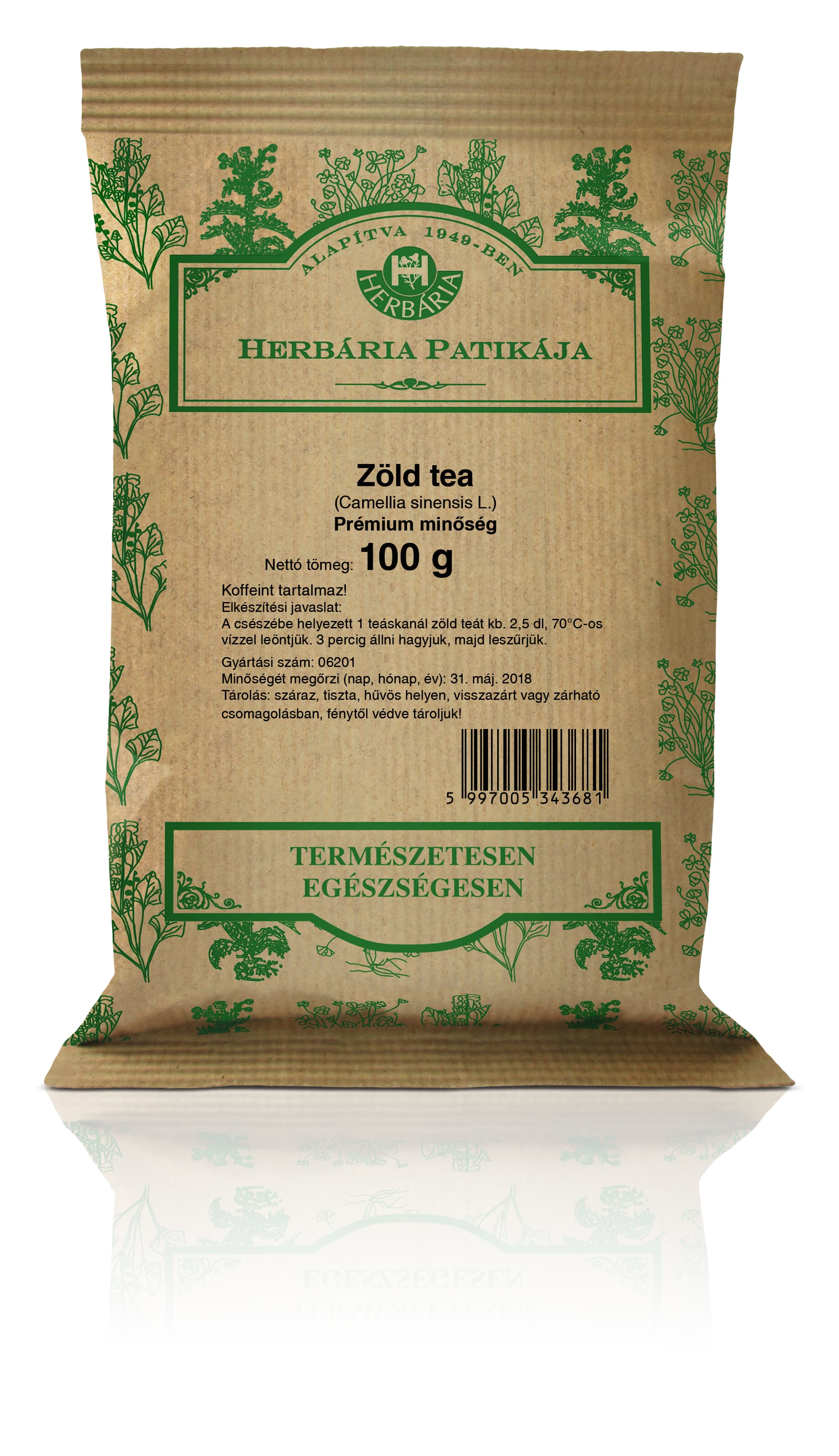 Herbária zelený čaj 100 g
