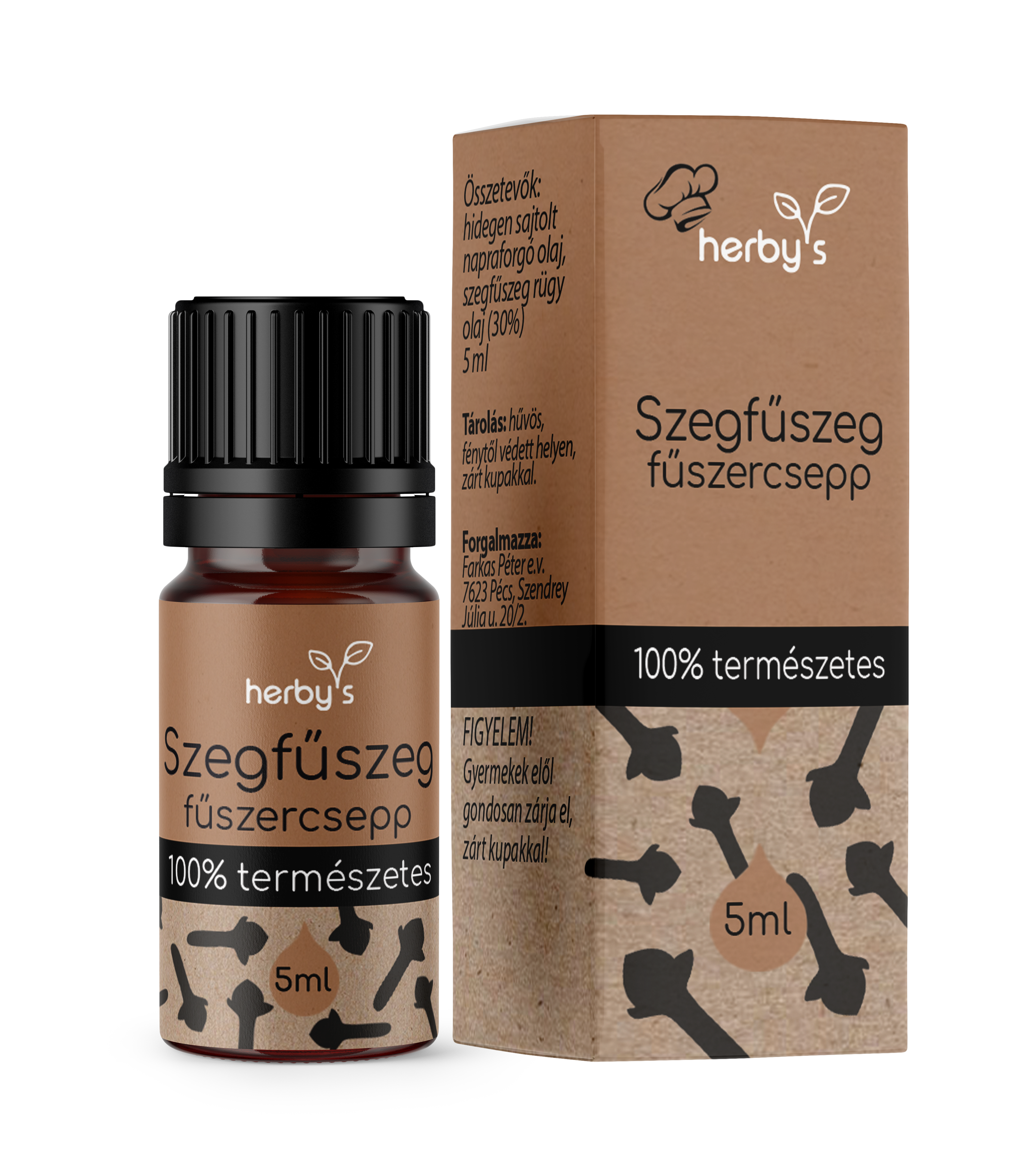 Herbys Klinčekové koreniace kvapky 5 ml - 89354
