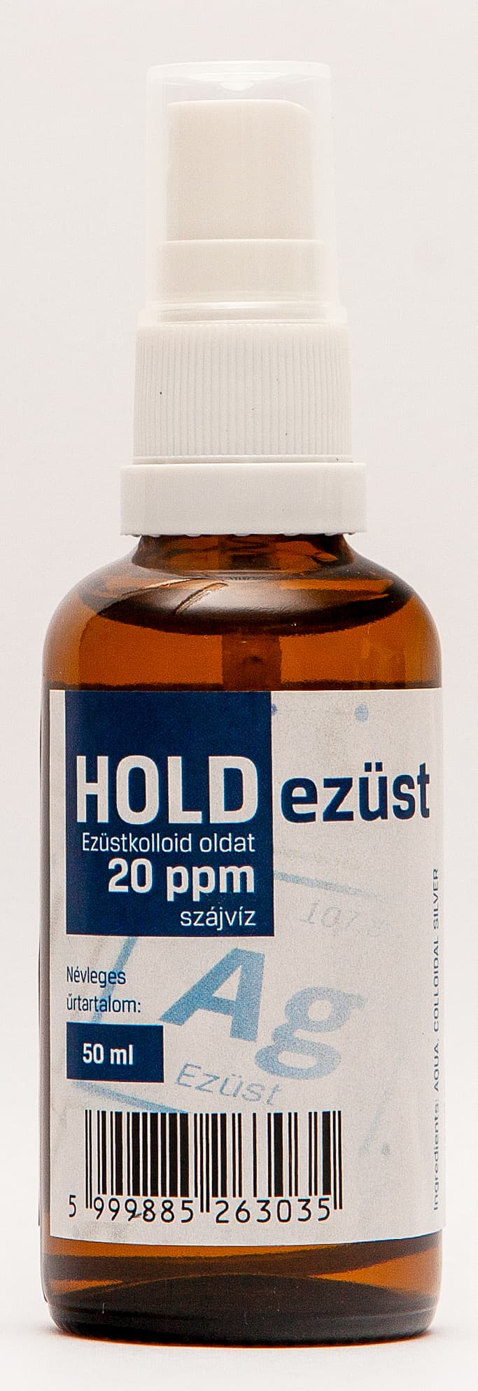 Holdezüst koloidné striebro 20 ppm, 50 ml - 93527