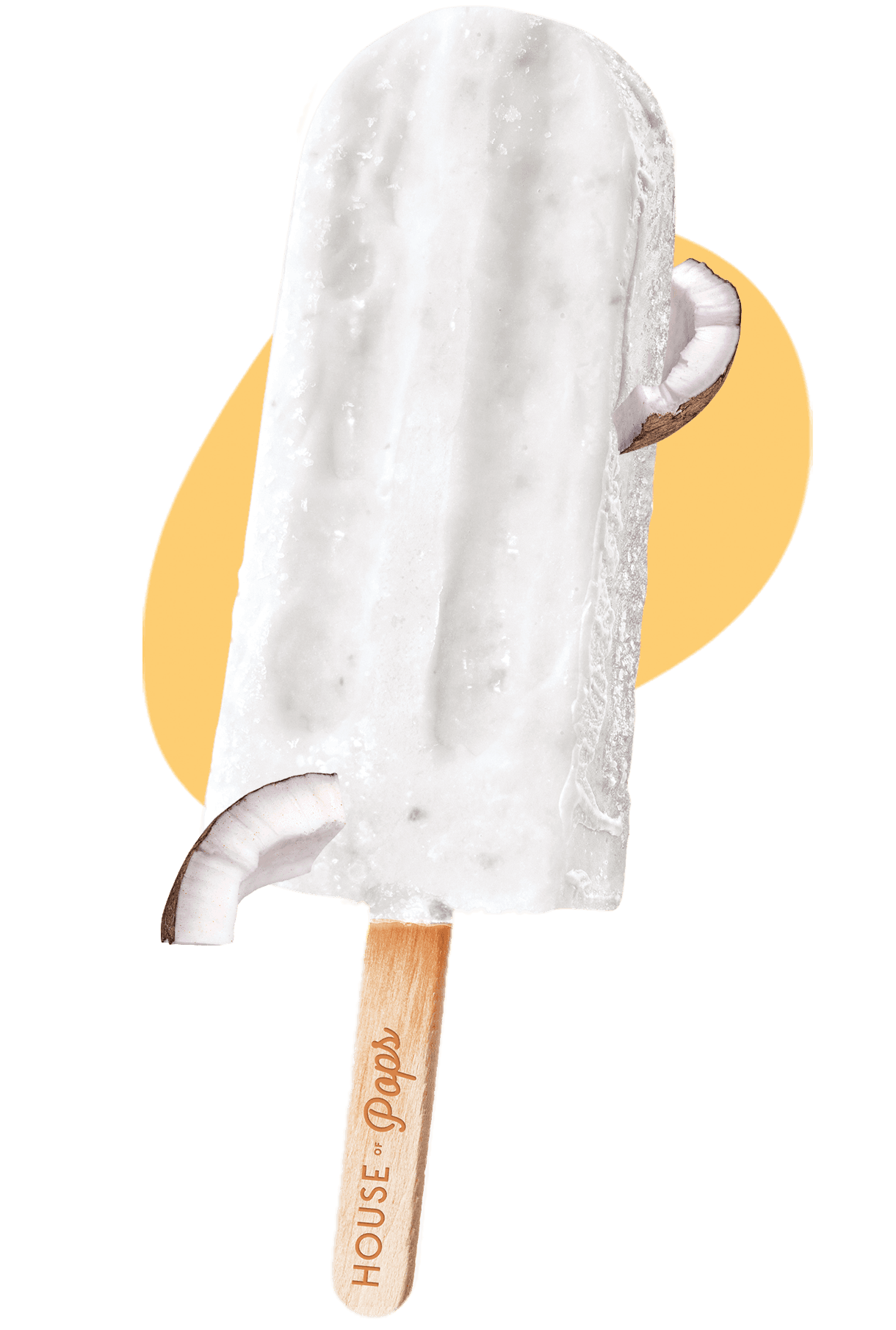 Dom pops šialená kokosová zmrzlina 80 ml