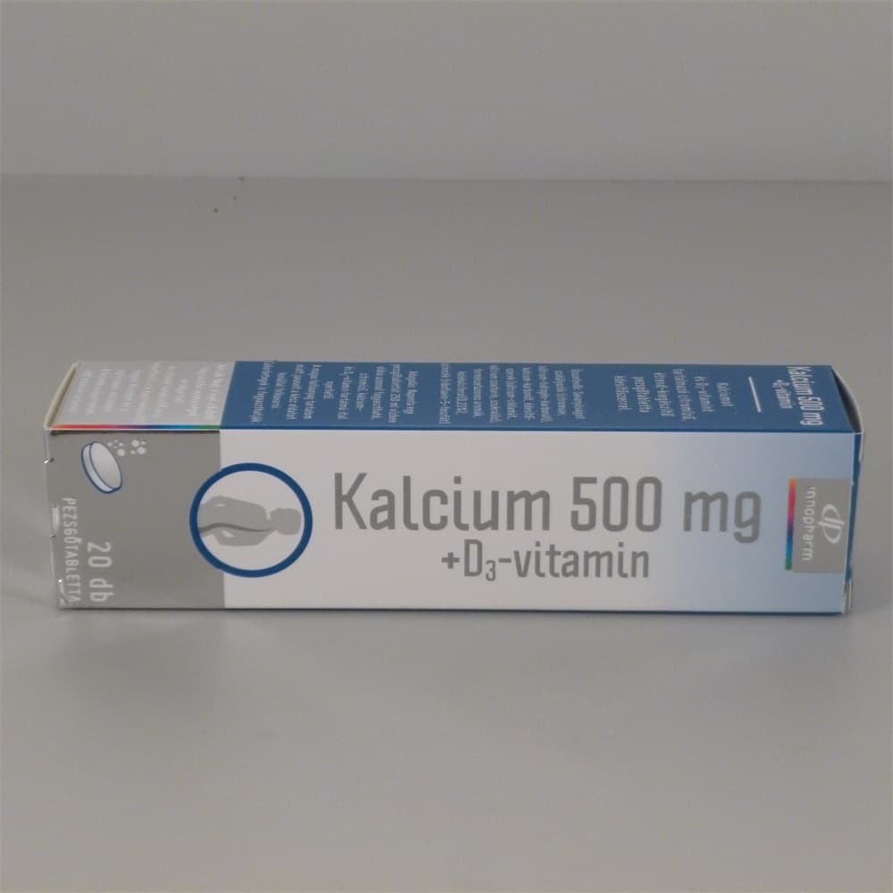 Innopharm vápnik+D3-vitamin šumivá tableta 20 ks