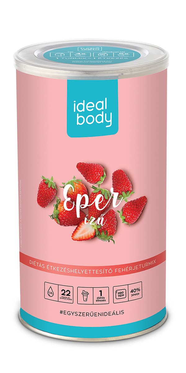 Idealbody nápoj na chudnutie v prášku jahoda 525 g