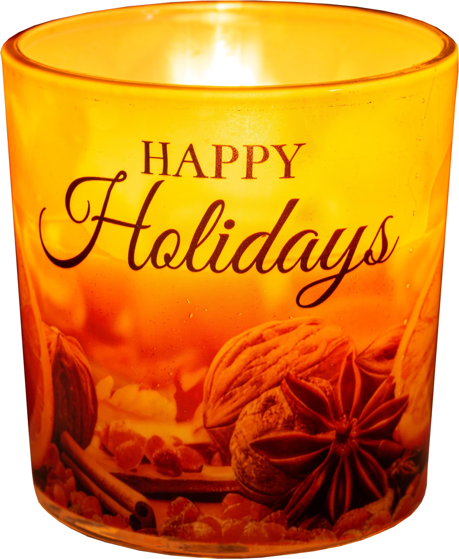 Aromatická sviečka v sklenenom pohári RÍM Happy Holidays 1ks