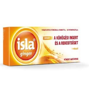 Isla ginger pastilky na hrdlo 30 ks