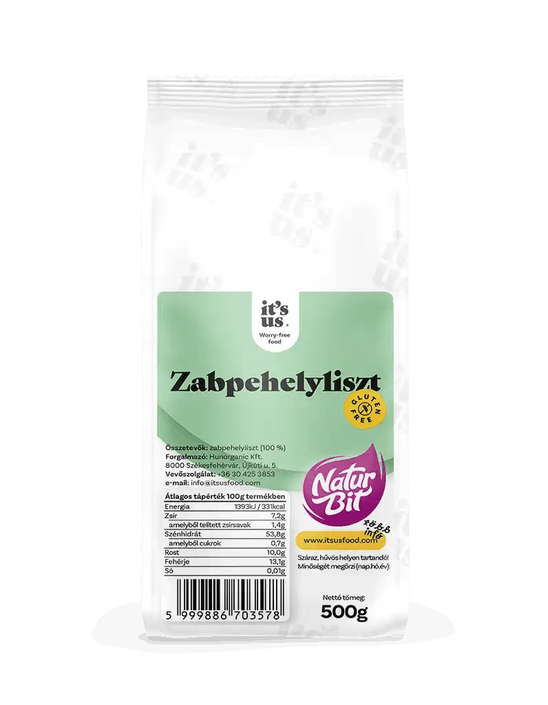 NATURBIT Bezlepková ovsená múka 500 g