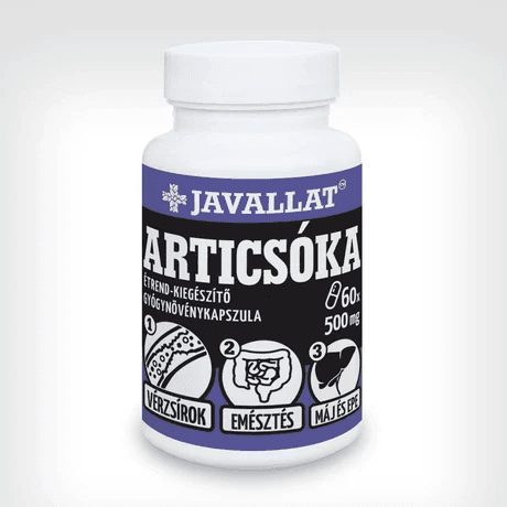 JAVALLAT® Kapsuly doplnku stravy s artičokou 60 ks