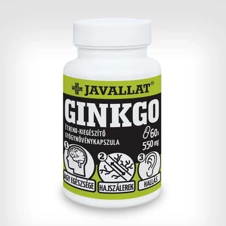 Podanie Ginkgo Dietary Supplement kapsule 60