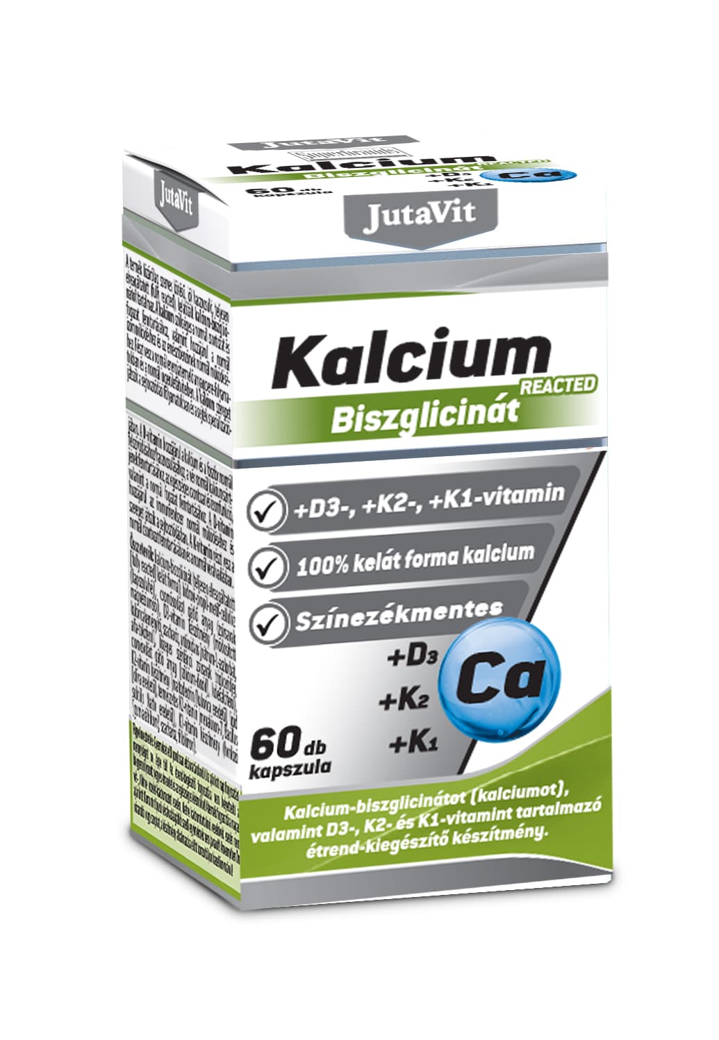 Jutavit kalcium bisglycinát+D3+K2+K1 kapsula 60 ks