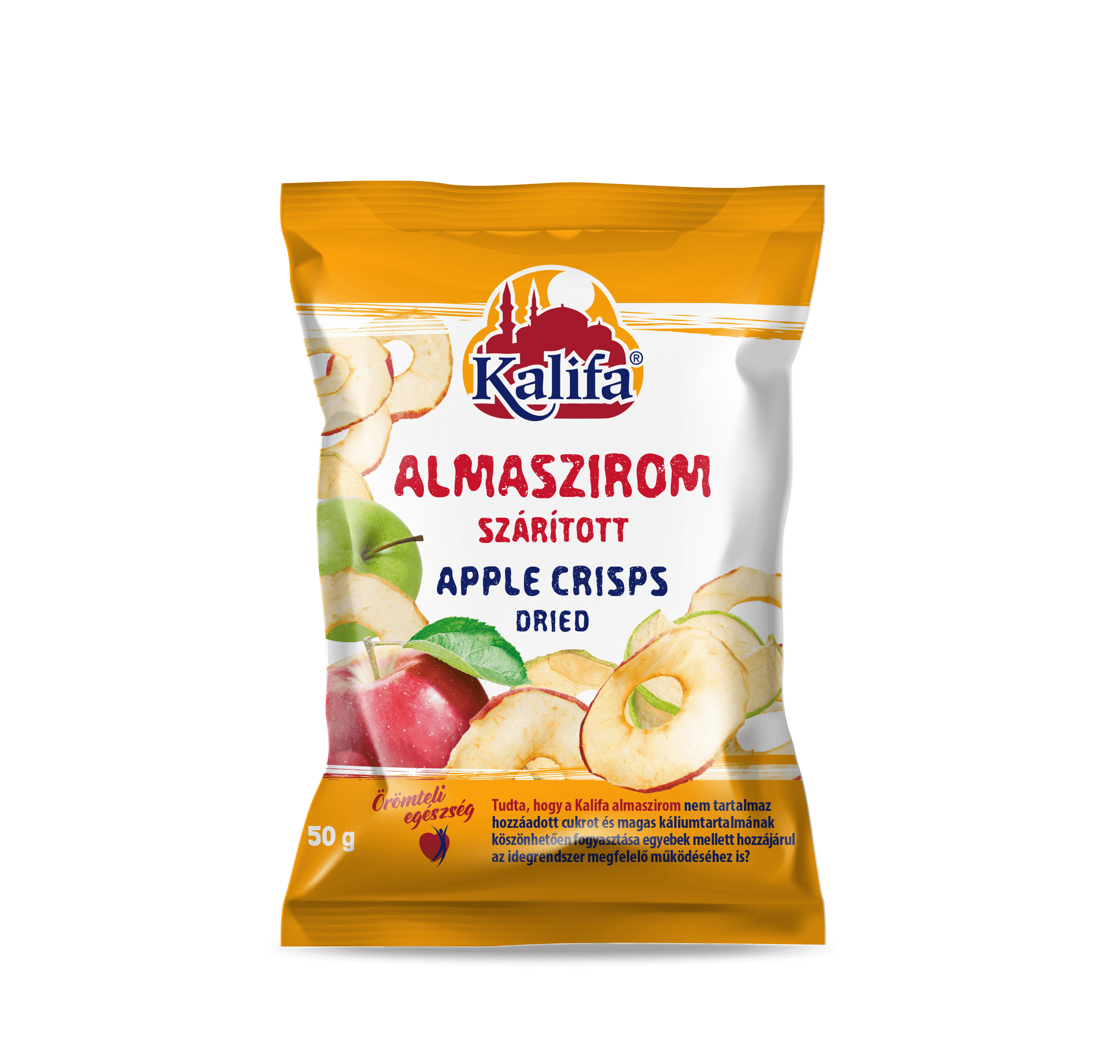 Kalifa sušené jablkové chipsy 50 g