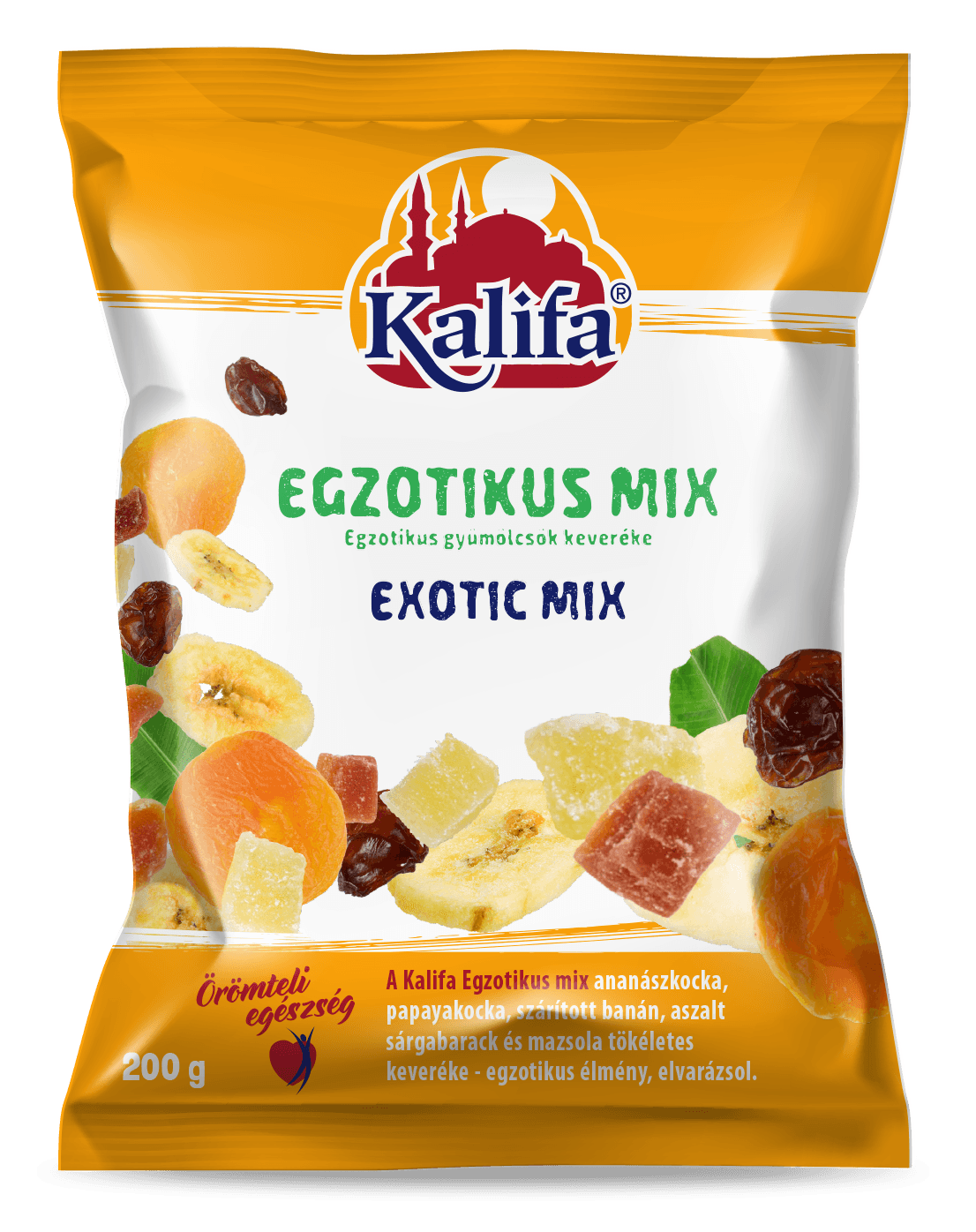 Kalifa Exotická zmes sušeného ovocia 200 g