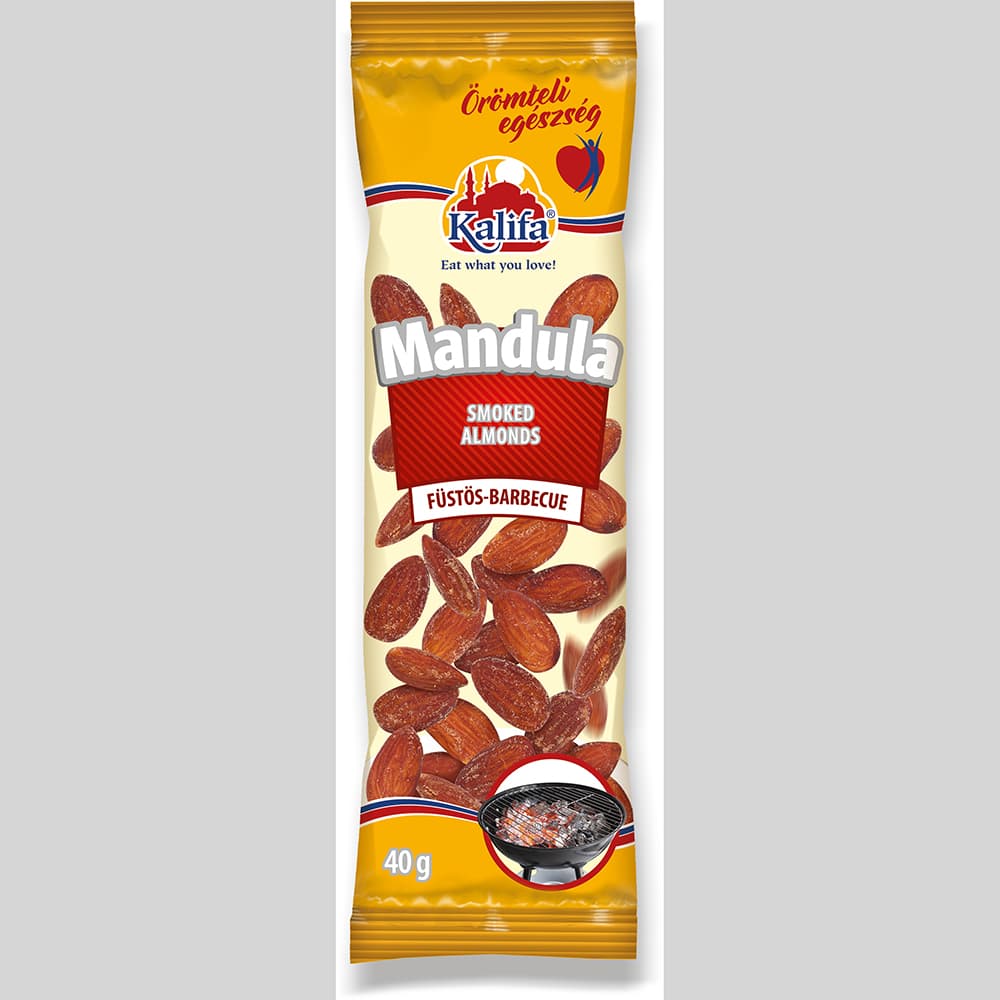 Kalifa mandle s údenou barbecue príchuťou 40 g