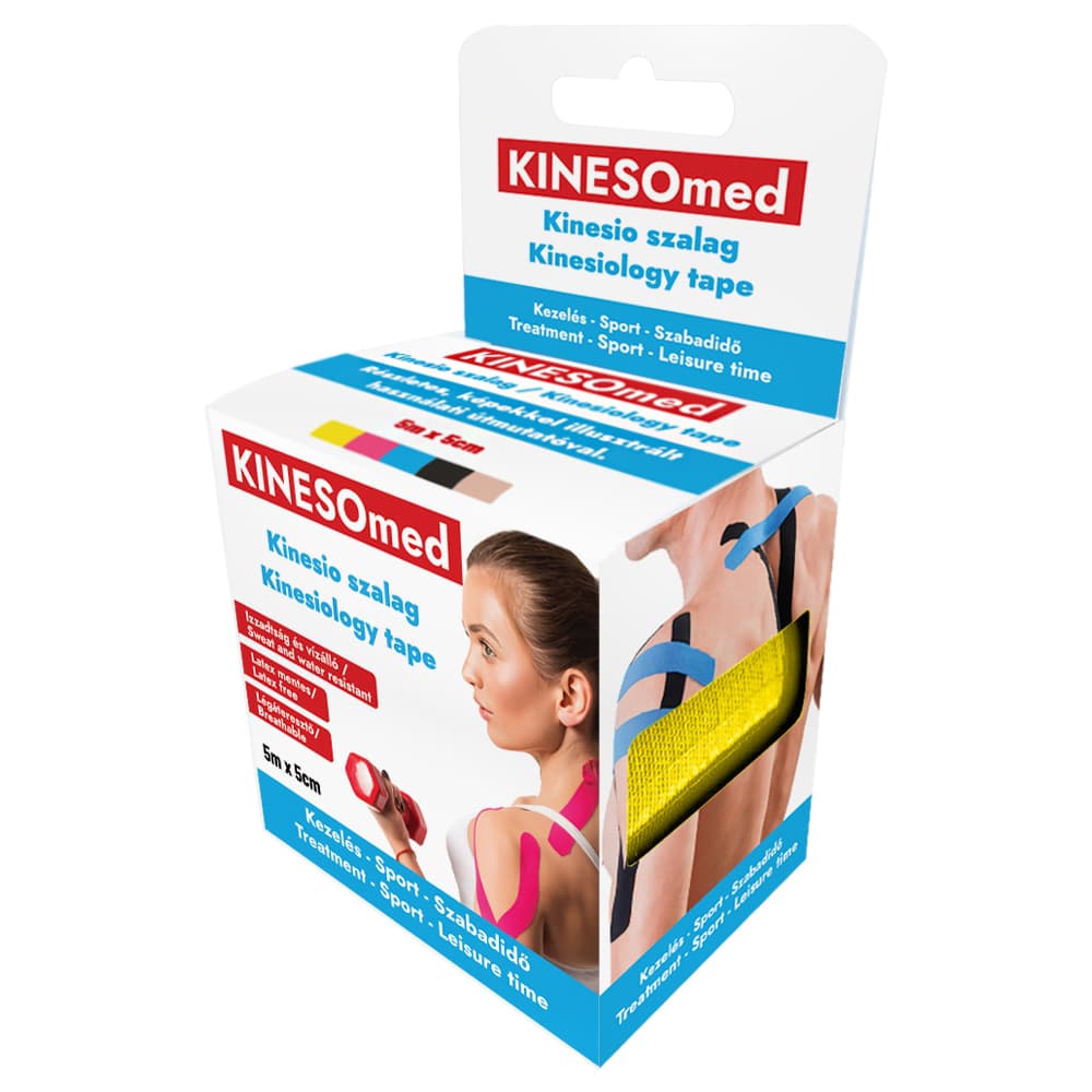 Kinesomed kineziologická páska žltá 5cmx5m 1 ks